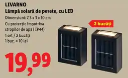 Lidl Livar no lampă solară de perete cu led Ofertă
