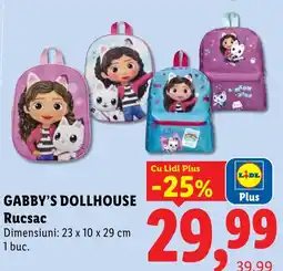 Lidl Gabby's Dollhouse Rucsac Ofertă