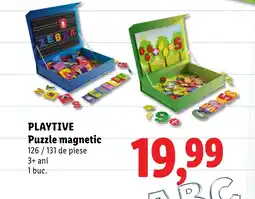 Lidl Playtive Puzzle magnetic Ofertă