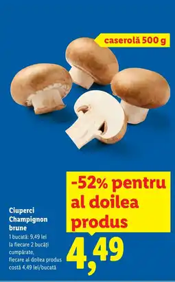 Lidl Ciuperci Champignon brune Ofertă