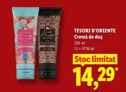 Lidl Tesori d'oriente cremă de duș Ofertă
