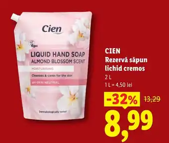 Cien rezervă săpun lichid cremos