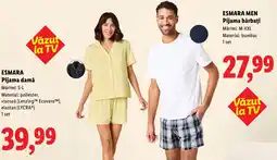 Lidl Esmara pijama damă Ofertă