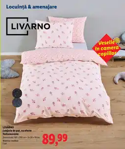 Lidl Livarno lenjerie de pat cu efecte fosforescente Ofertă