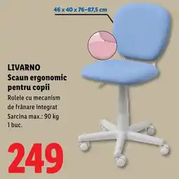 Lidl Livarno scaun ergonomic pentru copii Ofertă
