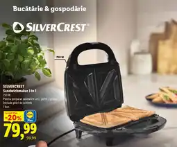 Lidl Silvercrest sandwichmaker 3 in 1 Ofertă