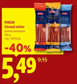 Lidl Pikok cárnați sticks Ofertă