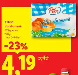 Lidl Pilos unt de masă Ofertă