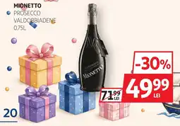 Auchan Mionetto prosecco valdobbiadene Ofertă