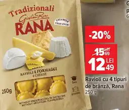 Carrefour Market Rana ravioli cu 4 tipuri de brânză Ofertă