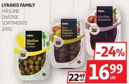 Auchan Lyrakis Family Măsline Diverse Sortimente Ofertă
