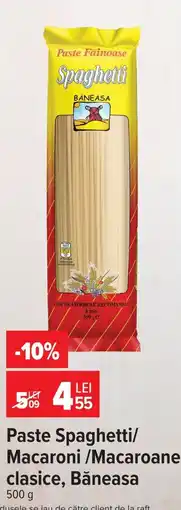 Carrefour Market Paste Făinoase Spaghetti Ofertă