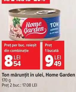 Carrefour Market Home Garden ton mărunțit în ulei Ofertă