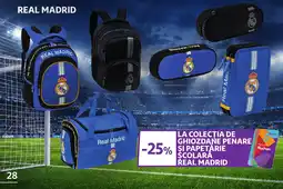 Auchan Real Madrid ghiozdane penare si papetarie scolara Ofertă