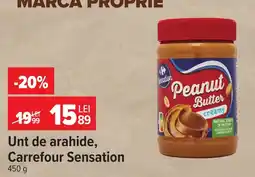 Carrefour Market Carrefour Sensation unt de arahide Ofertă