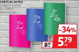 Auchan Caiete A4, 60 file Ofertă