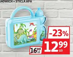 Auchan Sandwich + Sticla Apa Ofertă