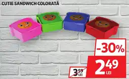 Auchan Cutie Sandwich Colorată Ofertă