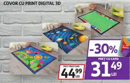 Auchan Covor cu print digital 3d Ofertă