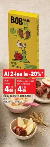 Carrefour Market Bob snail rulou cu mere Ofertă