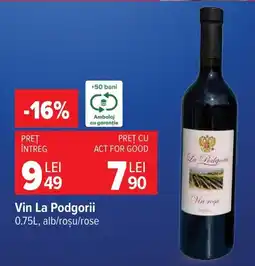 Carrefour Market Vin La Podgorii Ofertă