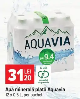 Carrefour Market Apă minerală plată Aquavia Ofertă