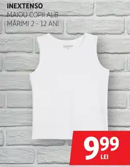 Auchan Inextenso maiou copii alb Ofertă