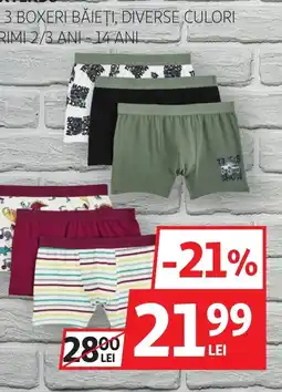 Auchan Endo 3 boxeri băieți Ofertă
