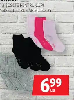Auchan Atenso 3 șosete pentru copii Ofertă