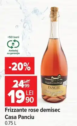 Carrefour Market Casa Panciu Frizzante rose demisec Ofertă