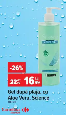 Carrefour Market Science gel după plajă cu aloe vera Ofertă