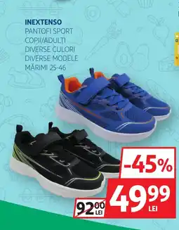 Auchan Inextenso pantofi sport copii/adulti Ofertă