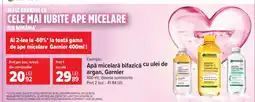 Carrefour Market Garnier apa micelara bifazica cu ulei de argan Ofertă
