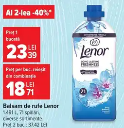 Carrefour Market Lenor balsam de rufe Ofertă