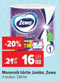 Carrefour Market Zewa monorolă hârtie jumbo Ofertă