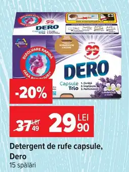 Carrefour Market Dero detergent de rufe capsule Ofertă
