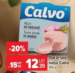 Carrefour Market Calvo Ton în sos natur Ofertă