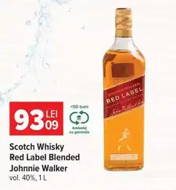 Carrefour Scotch Whisky Red Label Blended Johnnie Walker Ofertă