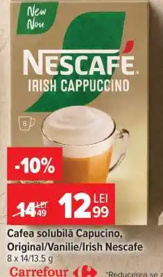 Carrefour Nescafé Irish Cappuccino Ofertă