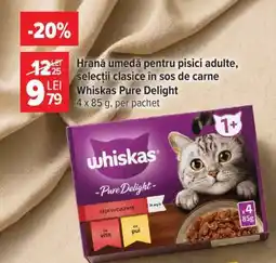 Carrefour WHISKAS Pure Delight Ofertă
