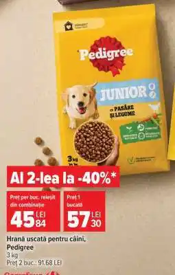 Carrefour Hrană uscată pentru câini Pedigree Ofertă