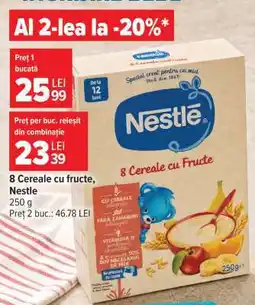 Carrefour 8 Cereale cu fructe, Nestle Ofertă