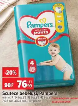 Carrefour Scutece bebeluși, Pampers Ofertă