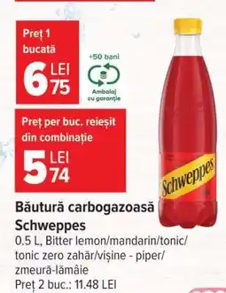 Carrefour Băutură carbogazoasă Schweppes Ofertă