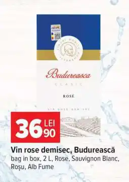 Carrefour Vin rose demisec, Budureasca Ofertă