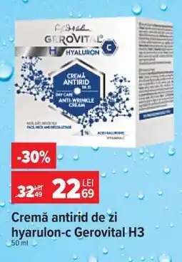 Carrefour Cremă antirid de zi hyarulon-c Gerovital H3 Ofertă