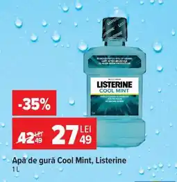 Carrefour Apă de gură Cool Mint, Listerine 1L Ofertă