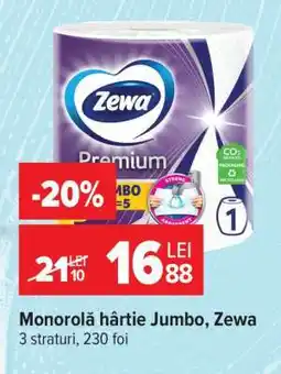 Carrefour Monorolă hârtie Jumbo, Zewa Ofertă