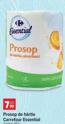 Carrefour Prosop de hârtie, Carrefour Essential Ofertă