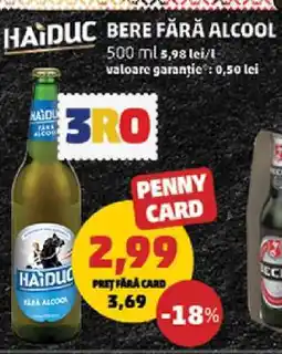 Penny HAIDUC BERE FĂRĂ ALCOOL Ofertă